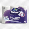 NALYS Velours toiletpapier maxi sheet - 3-laags 6 rollen