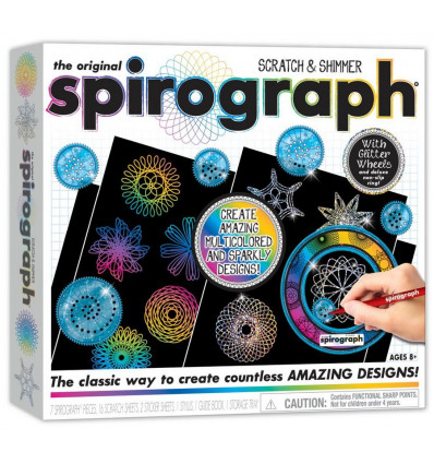 BOT-I Spirograph - Scratch and shimmer