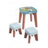 ECOIFFIER Vert Azur - Diner tafel met 2 stoeltjes