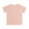 LASSIG t-shirt terry badstof - poeder roze - 98/104