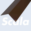 SCALA Gootgeleider metaal 1m terracotta