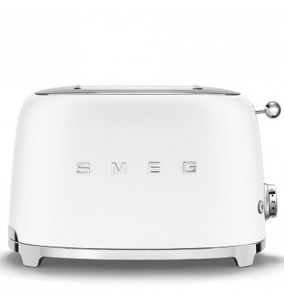 SMEG broodrooster 2x4 - wit toaster voor 4 sneden