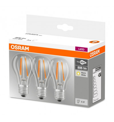 OSRAM LED Retrofit CLA60 7W 827 E27 - clear warm white