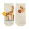 CONDOR Babysokken non-slip giraf pompon- beige - 12/24m