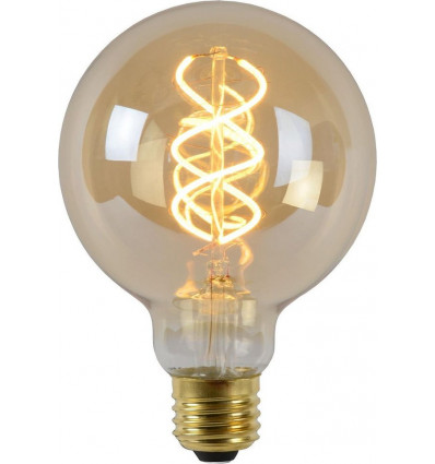 Lucide lamp G95 E27/LED 5W - dimbaar dia 9.5 - amber