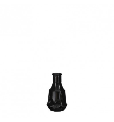 MICA Veneta vaas - 11.5x6.5cm - zwart