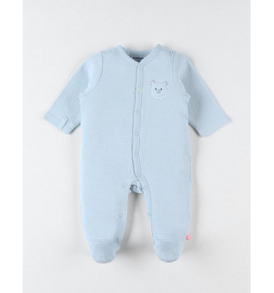 NOUKIES Pyjama katoen - l. blauw - 0m