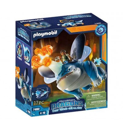 PLAYMOBIL Dragons 71082 The Nine Realms- Plowhorn & D'Angelo