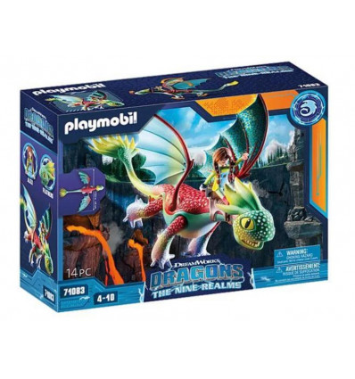 PLAYMOBIL Dragons 71083 The Nine Realms- Feathers & Alex