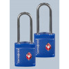 Samsonite GLOBAL TA key lock TSA - blauw 2 sloten met sleutel