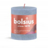 BOLSIUS Stompkaars - 8x6.8cm - sky blue rustiek