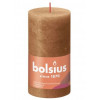 BOLSIUS Stompkaars - 13x6.8cm - spice brown rustiek