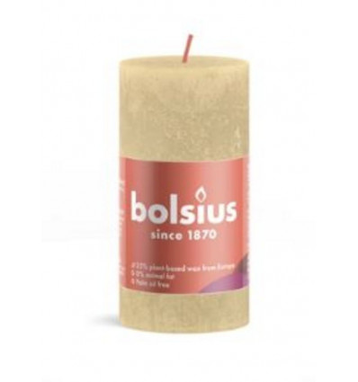 BOLSIUS Stompkaars - 10x5cm - oat beige rustiek