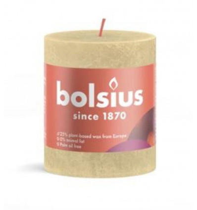 BOLSIUS Stompkaars - 8x6.8cm - oat beige