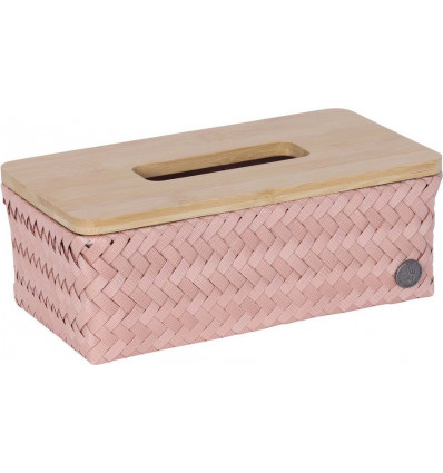 Handed By TOP FIT tissuebox - 27x15x10cm- copper blush