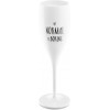 Koziol CHEERS NO.1 champagneglas 100ml - Normal is boring - cotton white