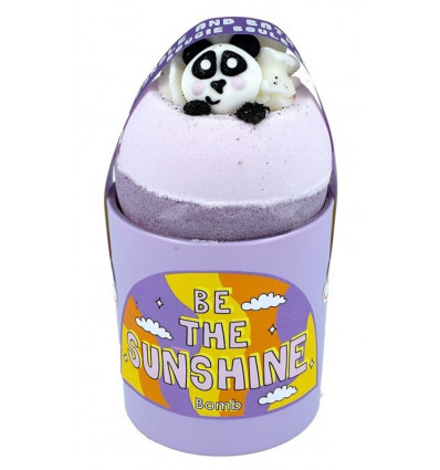 BOMB Be the sunshine - Glow up kaars + badbruisbal geschenkset