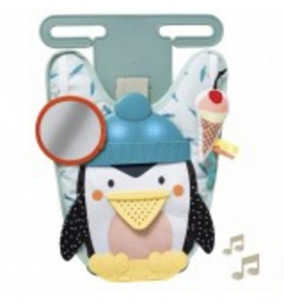 TAF TOYS Pinguin speel & kick speeltje voor in de auto