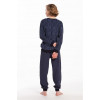 ESKIMO Jongens pyjama PJ - blauw - 10j.