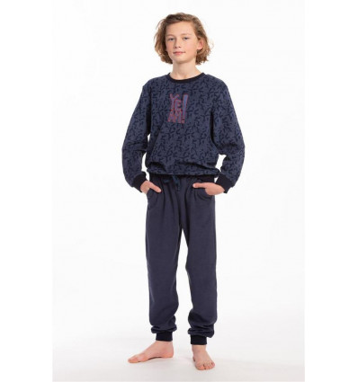 ESKIMO Jongens pyjama PJ - blauw - 2j.