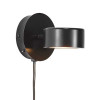 Nordlux CLYDE Wandlamp - LED 2700K - zwart stepdim