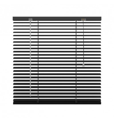 DECOSOL Horizontale Jaloezie 120x180cm - mat zwart - aluminium kleur 320