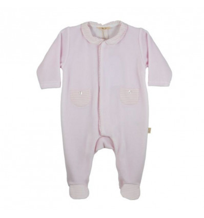 Baby Gi pyjama - roze streep - 1m