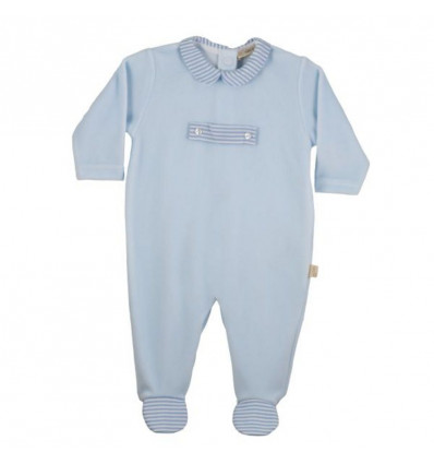 Baby Gi pyjama - blauw streep - 3m