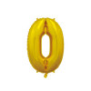 FIESTA Folie ballon '0' - 66cm - goud