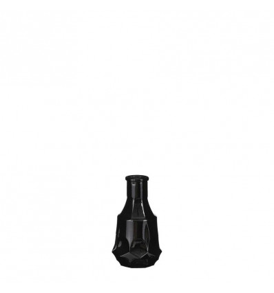 MICA Veneta vaas - 11.5x6cm - zwart