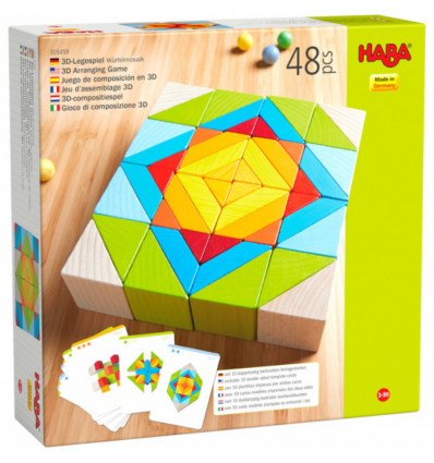 HABA Compositiespel 3D - Blokkenmozaiek