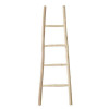 ALOK ladder 4treden 160cm - teak naturel