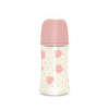 SUAVINEX Bonhomia fles 270ml - silicone speen - uil roze