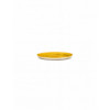 OTTOLENGHI Feast bord - M 22.5cm - sunny yellow swirl dots zwart