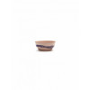 OTTOLENGHI Feast kom - S 16x7.5cm - roze swirl stripes blauw