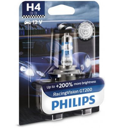 PHILIPS H4 12V 60/55W - racing vision GT200 autolamp