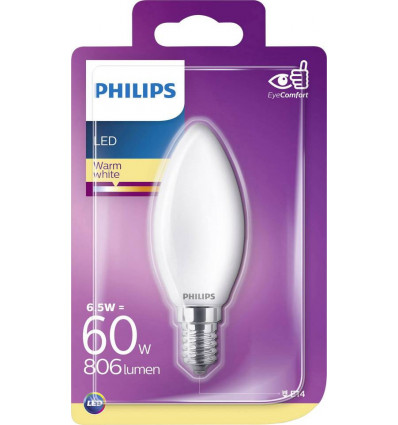 PHILIPS LED Lamp classic 60W E14 B35 FR ND FRSRT4 8718699762698