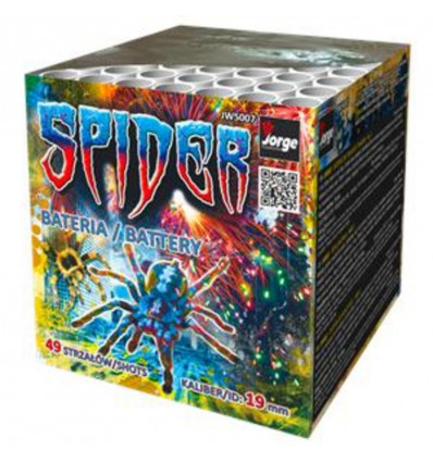 Vuurwerk SPIDER batterij - 49shots
