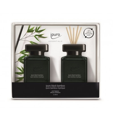 IPURO Essentials diffuser 2x50ml- bamboo black