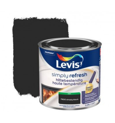Levis SIMPLY REFRESH hittebestendig - zwart - 250ml
