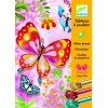 DJECO Glitterschilderij - Vlinders