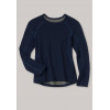 SCHIESSER Jongens shirt thermo light - d. blauw - 140