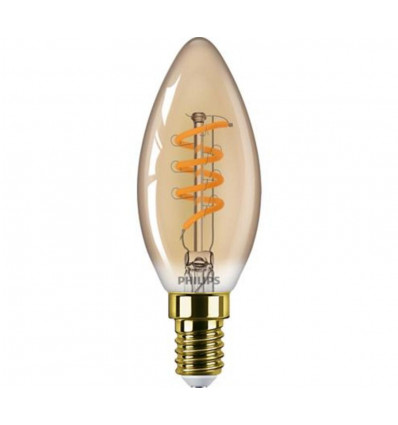 PHILIPS LED Lamp classic 15W B35 E14 gold SP D RFSRT4 8719514315976