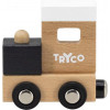 TRYCO Letter trein hout - locomotief - kleur