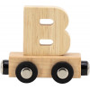 TRYCO Letter trein hout - B - naturel