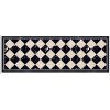 LEDENT tapijt loper KITCHEN - 50x150cm checker