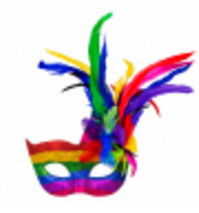 Masker venice arcobaleno