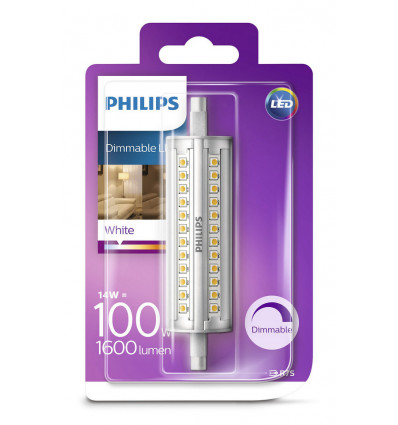 PHILIPS LED Lamp 100W R7S 118mm WH D SRT4 8718699780371