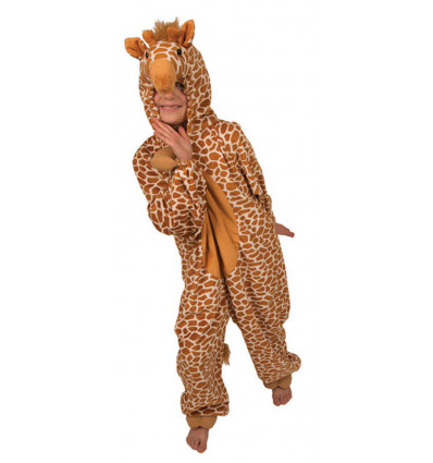 Verkleed kostuum plush - giraf - 104