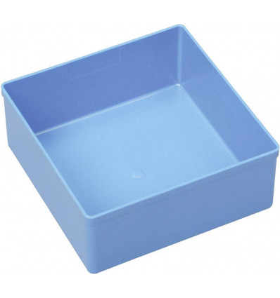 EUROPLUS Insert - blauw inzetbakje 108x108x45mm polystyreen